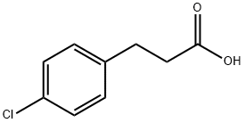 3-(4-氯苯基)丙酸, 2019-34-3, 结构式
