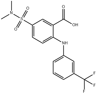 Anthranilic  acid,  5-(dimethylsulfamoyl)-N-(-alpha-,-alpha-,-alpha--trifluoro-m-tolyl)-  (7CI,8CI) Structure
