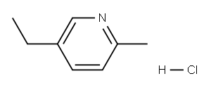 5-ethyl-2-methylpyridine hydrochloride Structure