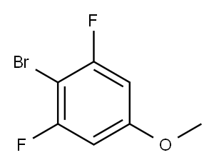 4-溴-3,5-二氟苯甲醚, 202865-61-0, 结构式