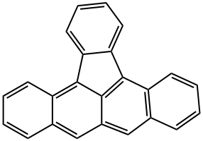 インデノ[1,2,3-fg]ナフタセン 化学構造式
