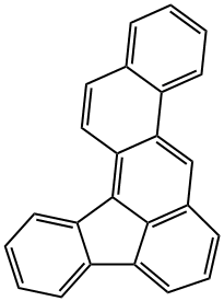 naphtho(2,1-a)fluoranthene Structure