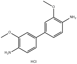 3,3'-Dimethoxybenzidine dihydrochloride Structure