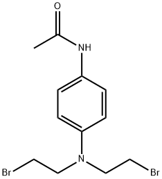 4'-[Bis(2-bromoethyl)amino]acetanilide Structure