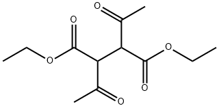 diethyl 2,3-diacetylsuccinate Structure