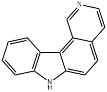 7H-pyrido(4,3-c)carbazole 结构式