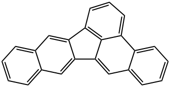 ジベンゾ[B,K]フルオランテン 化学構造式