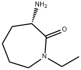 (S)-3-胺基-1-乙基氮杂卓-2-酮盐酸盐, 206434-45-9, 结构式