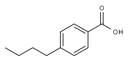 4-丁基苯甲酸, 20651-71-2, 结构式