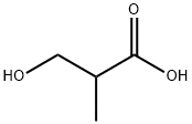 2-甲基-3-羟基丙酸, 2068-83-9, 结构式