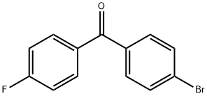 4-bromo-4'-fluorobenzophenone Structure