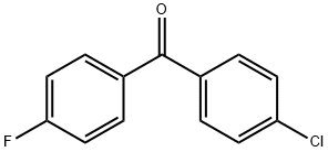 4-chloro-4'-fluorobenzophenone Structure