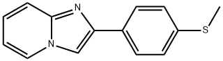 2-(p-Methylthiophenyl)imidazo(1,2-a)pyridine Structure