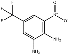 3,4-DIAMINO-5-NITROBENZOTRIFLUORIDE Structure