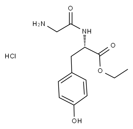 H-GLY-TYR-OET HCL Structure