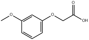 3-甲氧基苯氧基乙酸, 2088-24-6, 结构式