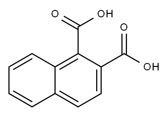 NAPHTHALENE-1,2-DICARBOXYLIC ACID 结构式