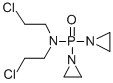 Bis(1-aziridinyl)[bis(2-chloroethyl)amino]phosphine oxide Structure