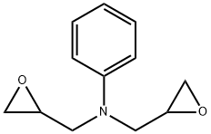 N-(环氧丙基)-N-苯基-环氧乙烷甲胺 结构式