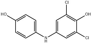 3,5-DICHLORO-4,4'-DIHYDROXYDIPHENYLAMINE Structure