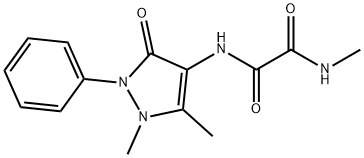 N-(2,3-Dihydro-1,5-dimethyl-3-oxo-2-phenyl-1H-pyrazol-4-yl)-N'-methylethanediamide Structure
