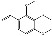 2,3,4-トリメトキシベンズアルデヒド 化学構造式