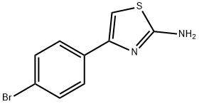 2-Amino-4-(4-bromophenyl)thiazole Structure