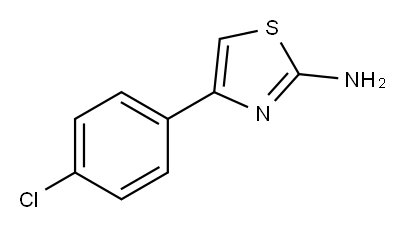 2-AMINO-4-(4-CHLOROPHENYL)THIAZOLE Structure