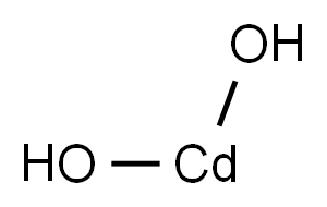 ジヒドロキシカドミウム 化学構造式
