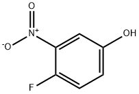 4-フルオロ-3-ニトロフェノール 化学構造式