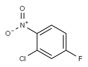 2-Chloro-4-fluoronitrobenzene Structure