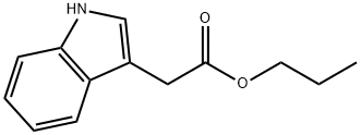 1H-Indole-3-acetic acid propyl ester Structure