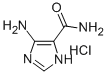 4-アミノ-5-イミダゾールカルボキサミド 化学構造式