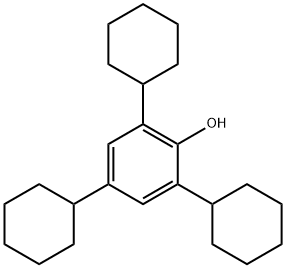 2,4,6-Tricyclohexylphenol Structure