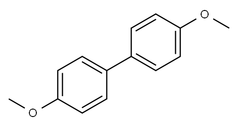 4,4'-Dimethoxybiphenyl Struktur