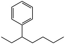 (3-heptyl)benzene Structure