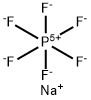 Sodium hexafluorophosphate  Struktur