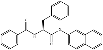 N-BENZOYL-DL-PHENYLALANINE 2-NAPHTHYL ESTER Structure