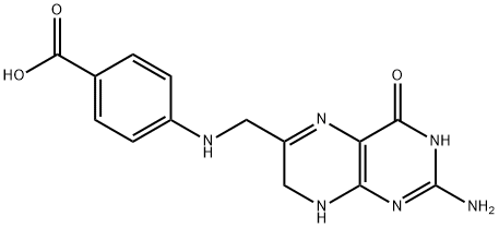 4-[(2-amino-4-oxo-7,8-dihydro-1H-pteridin-6-yl)methylamino]benzoic acid Structure