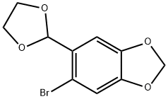 5-BROMO-6-[1,3]DIOXOLAN-2-YL-BENZO[1,3]DIOXOLE Structure