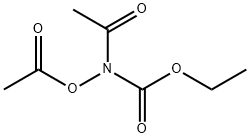 N-Acetoxy-N-acetylcarbamic acid ethyl ester Structure
