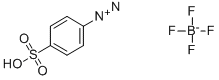 4-(DiazoniuM)benzenesulfonic Acid, Fluoroborate Salt Structure