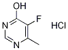 5-Fluoro-6-MethylpyriMidin-4-ol hydrochloride Structure