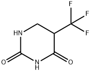 5,6-DIHYDRO-5-(TRIFLUOROMETHYL)URACIL Structure