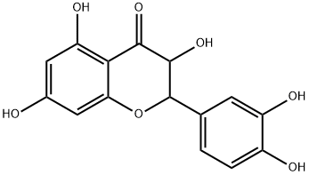 3,5,7,3',4'-五羟基黄烷酮 结构式