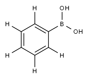 苯基-D5-硼酸, 215527-70-1, 结构式