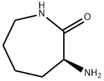 (S)-3-氨基-2-氮杂环庚烷酮, 21568-87-6, 结构式