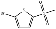 2-bromo-5-(methylsulfonyl)thiophene Structure
