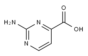 2-AMINO-PYRIMIDINE-4-CARBOXYLIC ACID Structure