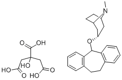 deptropine dihydrogen citrate Structure